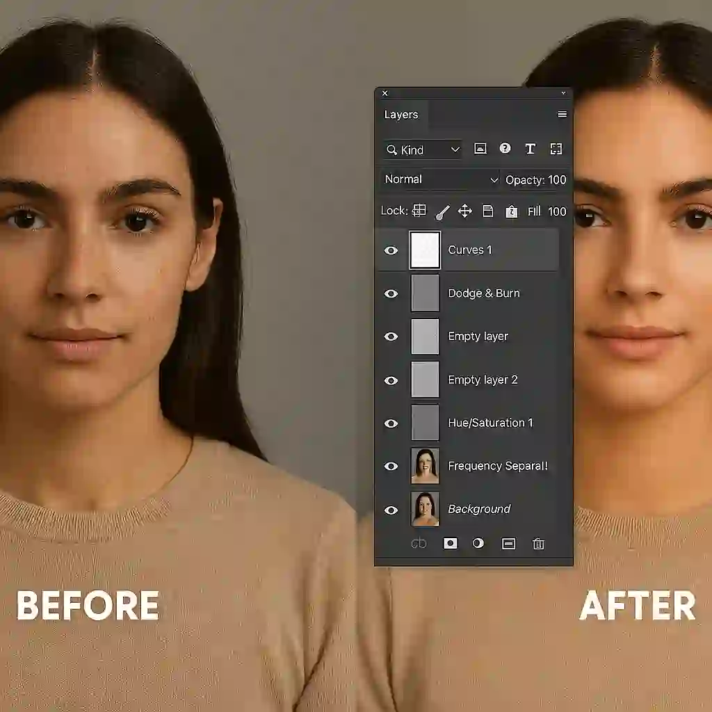 Understanding Layers in Photoshop Retouching